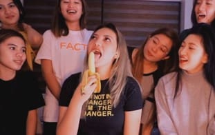 Pinay YouTuber Paano Kumain ng Saging_ Lakas ng Trip!