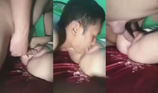 Nilasap ng husta ang pekpek sabay pasok sa titi